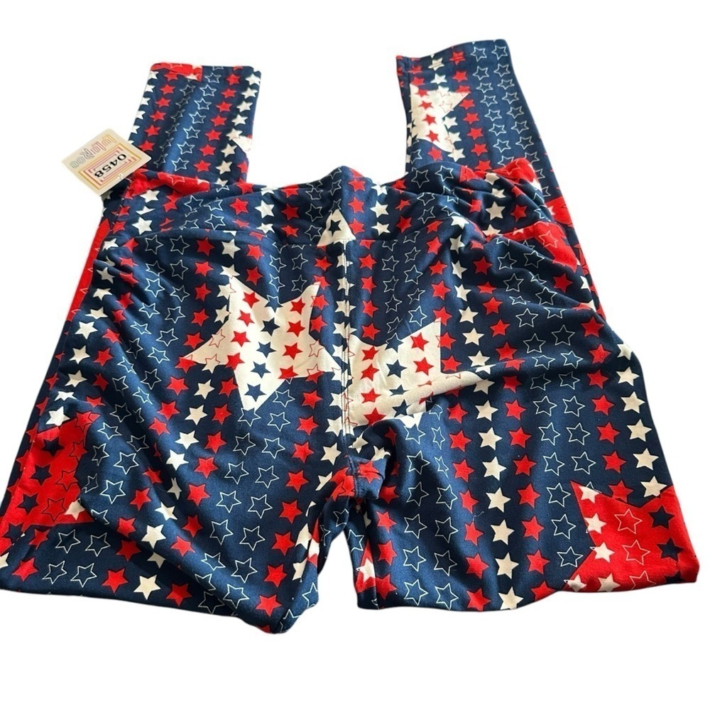 Lularoe women's TC (12-18) Patriotic USA Leggings New no tags